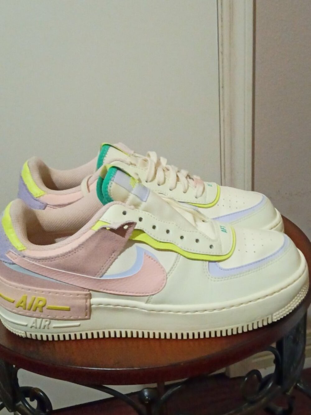 Nike Air Force 1 Shadow Women Size 9.5 US Cashmere Sneakers Shoe CI0919-700 2021